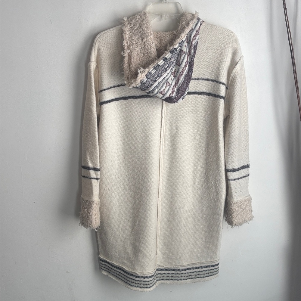Free People | Nordic Knit Alpine Escape Long Zip Up Sz M - Picture 11 of 17